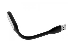 USB  гнучка лампа чорний корпус