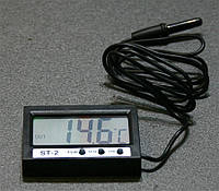 Tempus - Часы / термометр с выносным датчиком температуры (цифровой дисплей) - ST-2