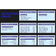 Діагностичний сканер мультимарковий OBD Autophix OBDMATE OM123 автосканер бортова діагностика помилок, фото 5