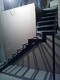 Каркас сходів поворотно-забіжної під обшивку, фото 3