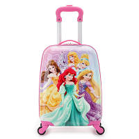 Дитяча валіза на 4 коліщатках Принцеси Дісней, колір рожевий