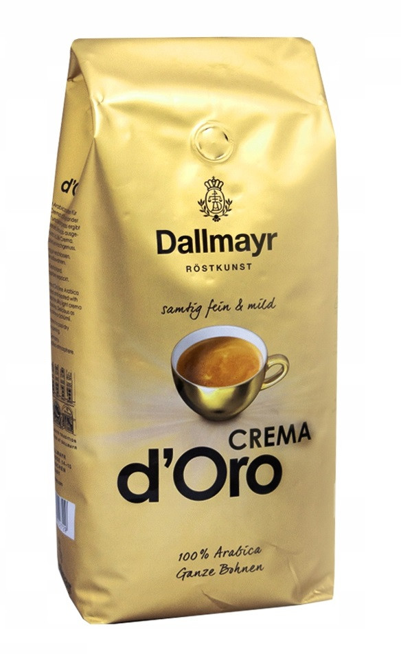 Кава в зернах Dallmayr Crema d'Oro, Німеччина 1 кг.