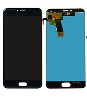 Дисплей (экран) для Meizu M5, M5 mini мейзу + тачскрин, цвет черный