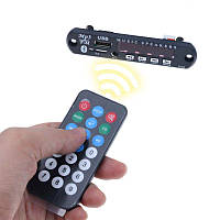 Вбудований MP3 плеєр з Bluetooth, FM-модуль, підсилювач, USB, microSD, Медіацентр 5-12v KAM000046