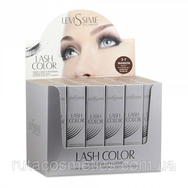 LeviSsime Краска для бровей и ресниц LEVISSIME LASH COLOR by NIRVEL 3-7 brown (коричневый) - фото 6 - id-p584233606