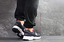 Кросівки чоловічі New Balance 991.9, темно сині з червоним 44р, фото 3