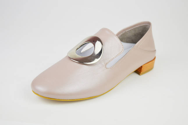 Мюлі туфлі кольору кави з молоком Evromoda 1042, фото 1