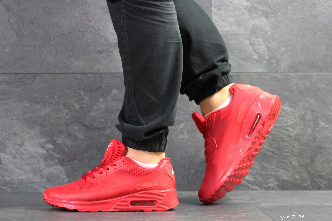 Чоловічі кросівки Nike air max Hyperfuse,червоні 45,46