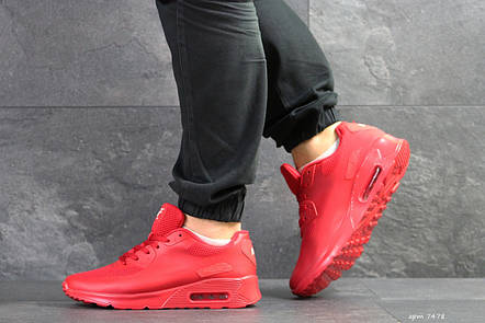 Чоловічі кросівки Nike air max Hyperfuse,червоні 45,46, фото 2