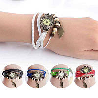 Жіночий годинник браслет Листочок (різний колір)