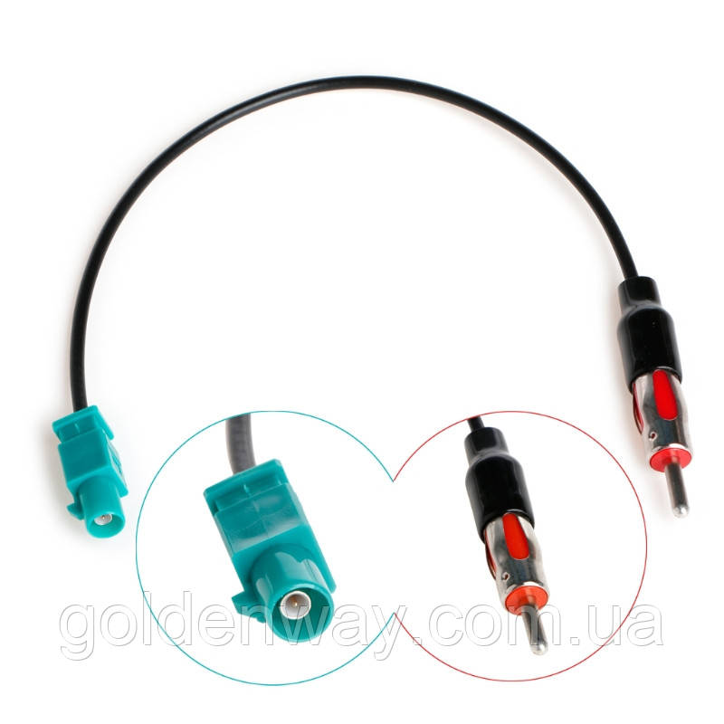 Антенний перехідник Volkswagen Skoda Peugeot Opel Renault Fiat Seat Audi Mercedes BMW Citroen Carav 13-007