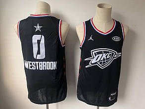 Вишивка чорна майка Westbrook №0 NBA All-Star 2019