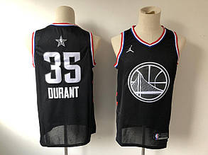 Вишивка чорна майка Durant No35 NBA All-Star 2019