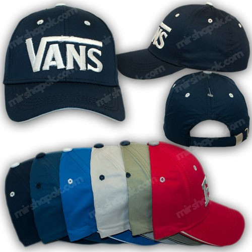 Бейсболки дитячі з лого Vans Бейсболки дитячі з лого Vans