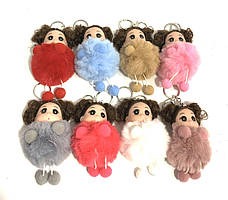 Брелки натуральне хутро