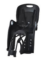 Велокрісло для велосипеда Дитяче ВЕЛОКРІСЛО Чорне Дитяче сидіння крісло на велосипед Велокресло Детское сидень