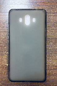 Силіконовий чохол на телефон Huawei Mate 10 чорного кольору 
