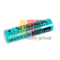 Аккумулятор литий-ионный Videx 18650, 3.7V 2200 mAh (без защиты)