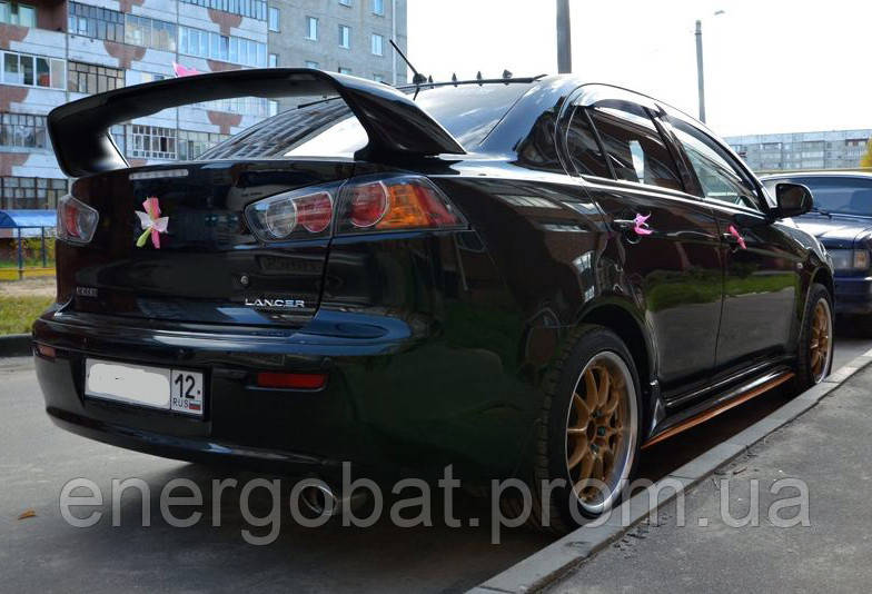 Купити Спойлер Mitsubishi Lancer X Evolution, Мітсубісі Лансер 10 ...