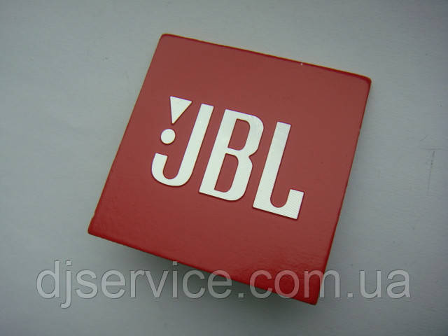 Значок, наклейка, логотип 50x40mm (metall) на сітку колонки JBL, фото 1