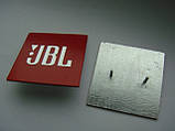 Значок, наклейка, логотип 50x40mm (metall) на сітку колонки JBL, фото 2