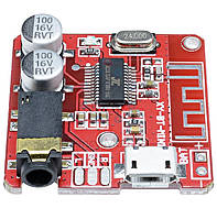 Аудіо Модуль Bluetooth 4.1 XY-BT-Mini DC 3.7-5V Micro USB AUX Підсилювач