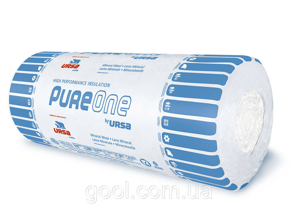 Мінеральна вата Ursa PureOne 37RN 2х6250х1200х50 мм. упаковка 15 м2