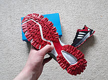 Чоловічі кросівки Adidas Fast Marathon Black/Red чорні з червоним, розміри 36-46, фото 6