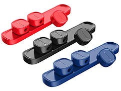 Магнітний кабельний органайзер Baseus  Червоний