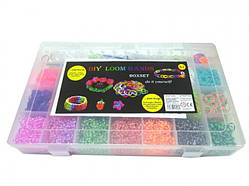 Набір для плетіння Rainbow Loom bands 6200 гумок