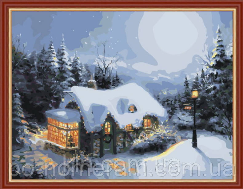 Картина за номерами Menglei Зима в лісі MG222 40 х 50 см, фото 1