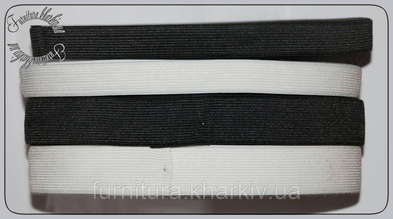 Резинка 3 см черная и белая Китай: продажа, цена в Харькове ...