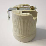 Патрон керамічний Е27 з планкою, фото 2