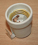 Патрон керамічний Е27 з планкою, фото 4