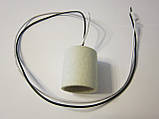 Патрон з дротом, цоколь Е27 кераміка, фото 3