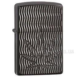 Запальничка Zippo 29612 Armor Marijuana Leaf чорна 29612