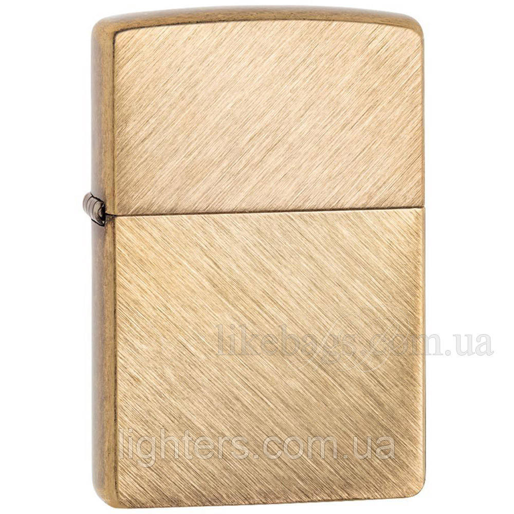 Запальничка Zippo 29830 Herringbone Sweep Brass жовта 29830