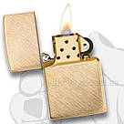 Запальничка Zippo 29830 Herringbone Sweep Brass жовта 29830, фото 2
