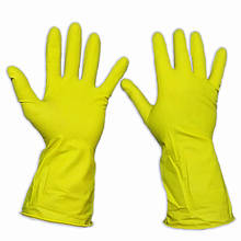 Гумові рукавички для миття посуду, міцні, Household Gloves, розмір — XL