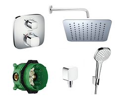 Душова система Hansgrohe Ecostat E + Omnires