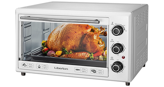 Електропіч LIBERTON LEO-351 White 35 л. 1800 Вт.