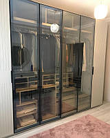 Шафа Гардеробна кімната на замовлення з фасадами скло