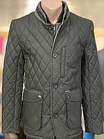 Стеганая куртка мужская на стойку Firetrap DL Quilt Jacket Черная. Размер - S (46)