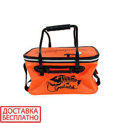 Сумка рибальська Tramp Fishing bag EVA TRP-030-Orange-S