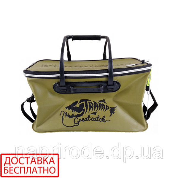 Сумка рибальська Tramp Fishing bag EVA TRP-030-Avocado-M
