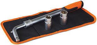 57-010 Ключ балонний телеск. 1/2", CRV, 17х19, 21х23мм (у чохлі)