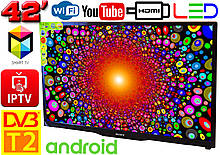 Телевізор SmartTV SONY 42" 4K, 3840x2160, LED, IPTV, Android 11, T2, WIFI, USB, HDMI КОРЕЯ!