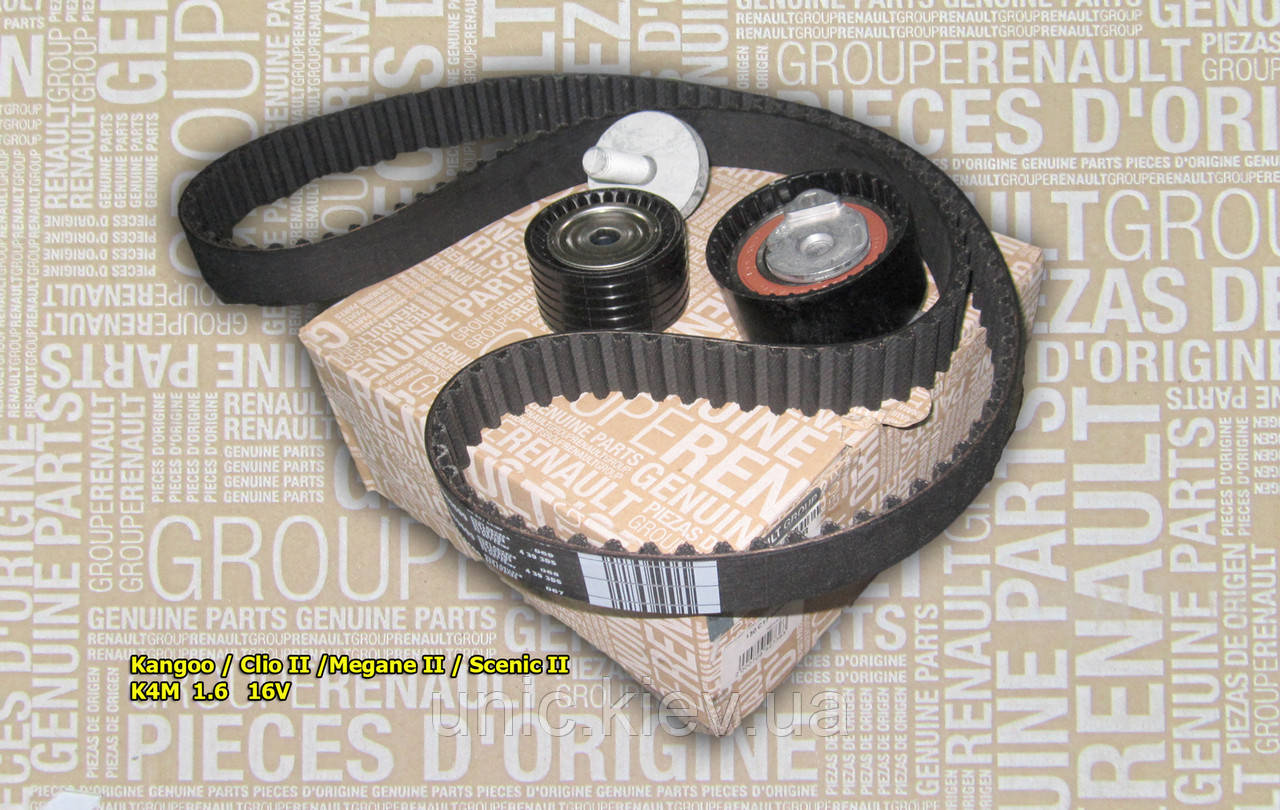 Ремень ГРМ Рено Сценик 2/Меган2/Канго 1.6 16V K4M d в комплекте с ...