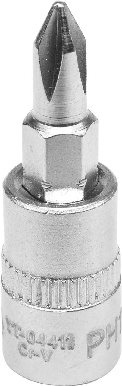 Головка торцева 1/4" 37 мм із викрутковою насадкою "Philips" РН1 YATO
