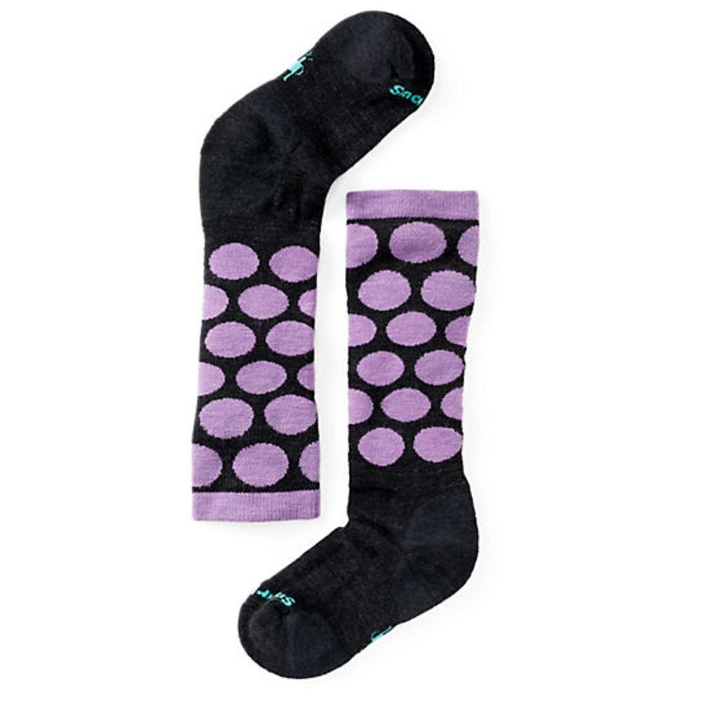 Дитячі термошкарпетки Smartwool Girls' Wintersport All Over Dots Socks Charcoal, M / 29-32
